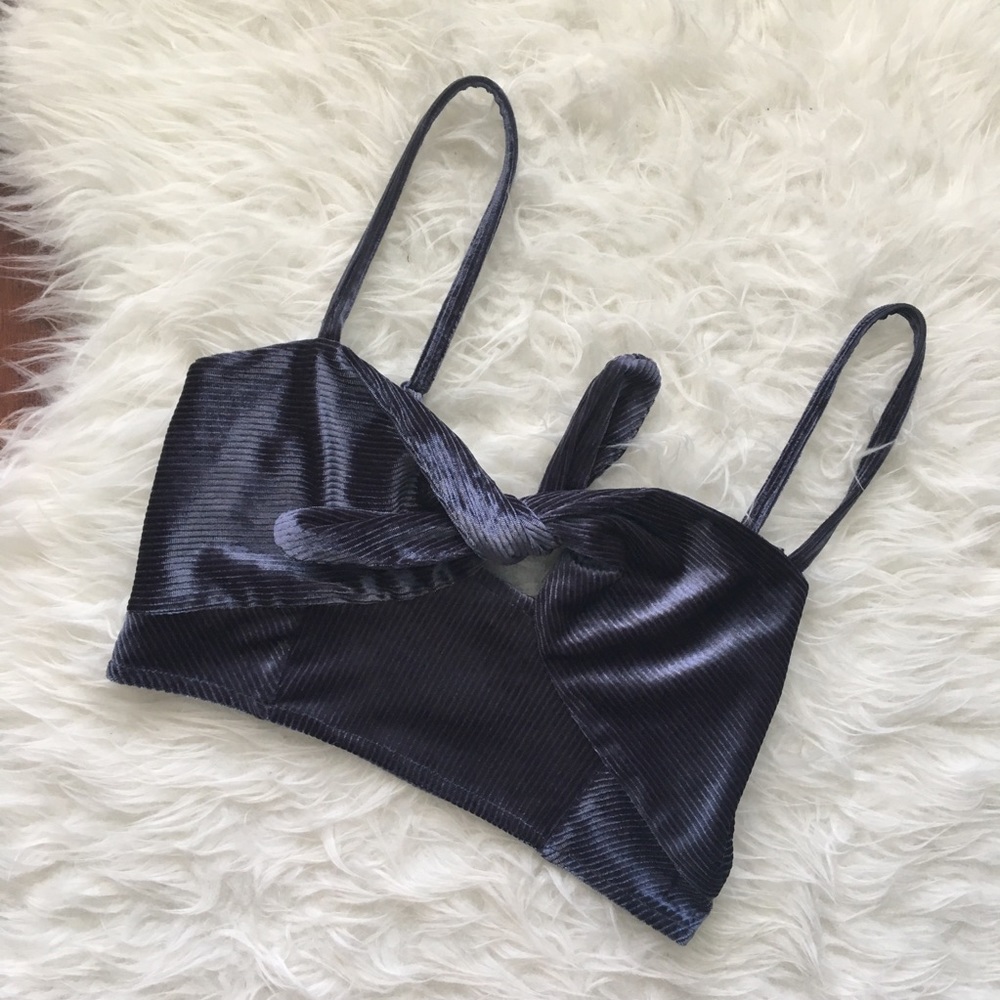 🆕Velvet Free People Crop Top S